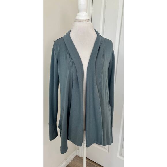 Athleta Sweaters - Athleta Pranayama Wrap Cardigan Small Green Soft